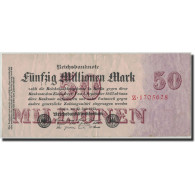 Billet, Allemagne, 50 Millionen Mark, 1923, 1923-09-01, KM:109a, TB+ - 50 Millionen Mark