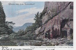 GRUSS AUS DEM LORZETHAL → Alte Karte Mit Dem Eingang Zur Höhle Bei Baar Anno 1901  ►RRR◄ - Baar