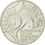 Monnaie, République Fédérale Allemande, 10 Mark, 1972, Hambourg, SUP, Argent - Andere & Zonder Classificatie
