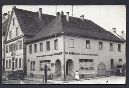 67 LAUTERBOURG BAS-RHIN HOTEL RESTAURANT AU BOEUF ERNEST MOSCHEROSCH CHEF DE CUISINE - Lauterbourg