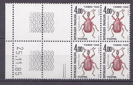 N° 108 Taxes Insectes Coléoptères:  Coins Datés 25.11.85 Neuf Impecable - Segnatasse