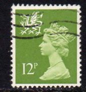 GB Wales 1971-93 12p Harrison Regional Machin, Used, SG 32 - Wales