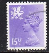 GB Wales 1971-93 15½p Questa Regional Machin, Used, SG 42 - Wales