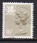 GB Wales 1971-93 16p P.14 Questa Regional Machin, Used, SG 43 - Wales