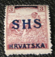 Yugoslavia 1918 Hungary Postage Stamps Overprinted - Colored Numerals 3f - Mint - Ongebruikt