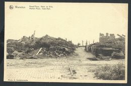 +++ CPA - WARNETON - Grand'Place , Hôtel De Ville - Ruines - Guerre - Nels   // - Comines-Warneton - Komen-Waasten