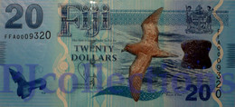 FIJI 20 DOLLARS 2013 PICK 117a UNC PREFIX "FFA" LOW SERIAL NUMBER - Fidji
