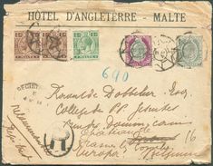 Lettre Recommandée De Malte Vers Franes (Belgium) - 12111 - Malta (...-1964)