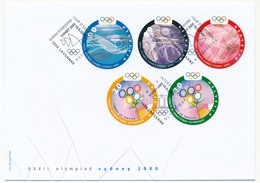 SUISSE - 1 Enveloppe FDC - Comité Olympique SYDNEY 2000 - Lausanne 15/09/2000 - Ete 2000: Sydney