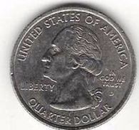 UNITED STATES 1/4 DOLLAR 2001 KM# 320 CIRC. RHODE ISLAND WASHINGTON QUARTER  [US-0320-2001] - 1999-2009: State Quarters