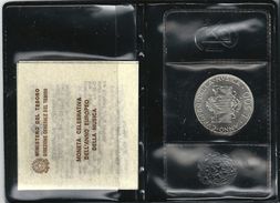 1985 ITALIA - MUSICA - 500 Lire FDC - Argento / Silver / Argent - Confezione Originale - Mint Sets & Proof Sets