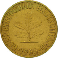 Monnaie, République Fédérale Allemande, 10 Pfennig, 1966, Karlsruhe, TTB+ - 10 Pfennig