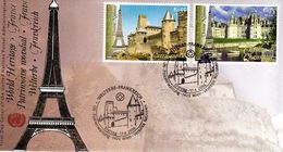 NATIONS UNIES (ONU) - FDC 17.06.2006 PATRIMOINE MONDIAL - FRANCE : Carcassonne Et Chateau CHAMBORD (2 Timbres) - Andere & Zonder Classificatie