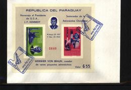 Paraguay Interesting Space / Raumfahrt  Imperforated Block FDC - Südamerika