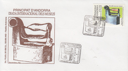 Enveloppe  FDC  1er  Jour  ANDORRE   Journée  Mondiale   Des  Musées   1996 - Altri & Non Classificati