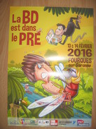 Affiche JAMPUR FRAIZE Festival BD Fourques Sur Garonne 2016 - Posters