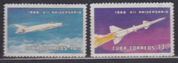 Cuba 1968 Mi 1131-1132 MNH - North  America