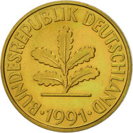 Monnaie, République Fédérale Allemande, 10 Pfennig, 1991, Stuttgart, TTB - 10 Pfennig