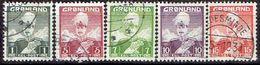 GREENLAND  # FROM 1938  STAMPWORLD 1-5 - Usati