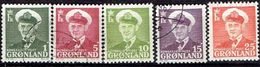 GREENLAND  # FROM 1950  STAMPWORLD 28-32 - Used Stamps