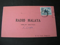 Radio Malaya Card 1957 - Malayan Postal Union