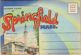 25310. Paquete Postales, Souvenir Folder SPRINGFIELD (Mass) 1945 - Springfield