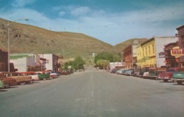 Akco(?) Idaho, Main Street Scene Business District, Autos, C1950 Vintage Postcard - Andere & Zonder Classificatie