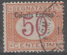 ERITREA - 1903 50c Postage Due. Scott J6. Used - Eritrea