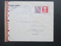 Schweden 1942 Zensur Der Wehrmacht / Zensurpost / OKW Geöffnet. Malmö LBR -Bad Homburg V. D. Höhe. Süssmostgeräte - Lettres & Documents