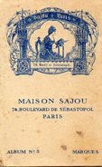 MAISON SAJOU Album No 5 Série Bleue *BRODERIES *TAPISSERIE AU POINT *AMEUBLEMENT *OUVRAGES DE DAMES Point De Croix - Stickarbeiten