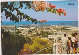 ISRAEL,HAIFA,2 TIMBRES,MARCOPHILIE - Israele