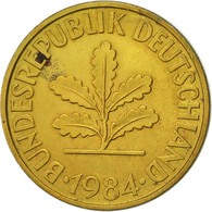 Monnaie, République Fédérale Allemande, 10 Pfennig, 1984, Munich, TTB+, Brass - 10 Pfennig