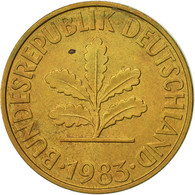 Monnaie, République Fédérale Allemande, 10 Pfennig, 1983, Munich, TTB+, Brass - 10 Pfennig