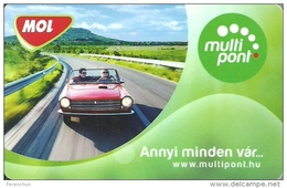 GAS PETROL FILLING STATION * FUELING * CAR * OTP BANK BAUMAX DOCKYARD CUSTOMER LOYALTY CARD * MOL Multipont 2 * Hungary - Erdöl