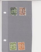 Denemarken Mi.cat Lotje Gestempelde Verrekeningszegels V15/V18 - Revenue Stamps