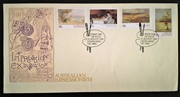 1989 Australia : FDC Australian Impressionists - Storia Postale