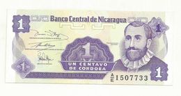 BILLET  NEUF NICARAGUA   1 CENTAVO DE CORDOBA - Nicaragua