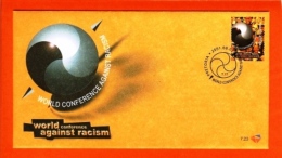 RSA, 2001, Mint F.D.C., MI 7-23, Anti Racism - Cartas & Documentos