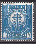 Ireland 1933 Holy Year.3p Blue  Mi 60 Unused - Unused Stamps