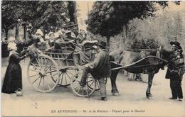 CPA  Attelage Campagne Travaux Des Champs Métier Non Ciculé Auvergne - Equipos