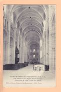 Cpa Carte Postale Ancienne - Saint Martin De Boscherville Interieur De L Eglise - Saint-Martin-de-Boscherville