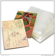 100 Etuis Individuels Pour Cartes Postales Anciennes - Non Classificati