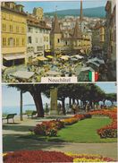 SUISSE,SWITZERLAND,SWISS,HELVETIA,SCHWEIZ ,SVIZZERA,NEUCHATEL,HOTEL DU MARCHE - Neuchâtel