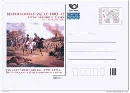 Czech Rep. / Postal Stat. (Pre2013/49) Battle Of The Nations At Leipzig (3) J.Suchodolski "Napoleon & Prince Poniatowski - Revolución Francesa