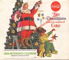 1968 Caldendar Coca-Cola - 18x15cm - 16 Pages - Calendars