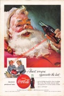 Coca-Cola 1955 Annonce-advert-advertentie - Papier Légère Cartonné 25 X 17 Cm - Manifesti Pubblicitari