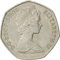 Monnaie, Grande-Bretagne, Elizabeth II, 50 New Pence, 1976, TTB, Copper-nickel - 50 Pence