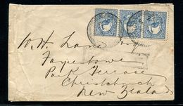 NEW SOUTH WALES USED ABROAD MARITIME NEW ZEALAND WELLINGTON 1898 - Storia Postale