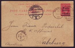 MOROCCO AGENCIES EDWARD 7TH STATIONERY TANGIER AUSTRIA - Morocco Agencies / Tangier (...-1958)