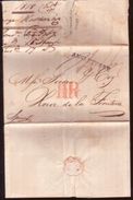 GB 1818 TO SPAIN VIA FRANCE Re SHERRY TRADE - ...-1840 Prephilately